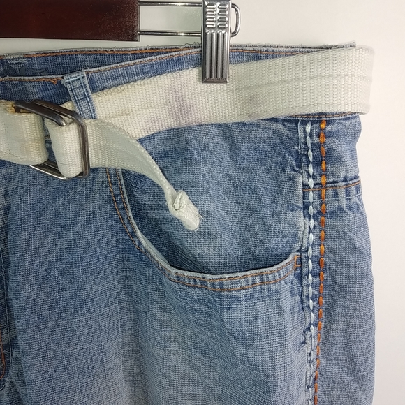 Urban Level Mens 38 Distressed Cutoff Jeans Shorts - Picture 5 of 9